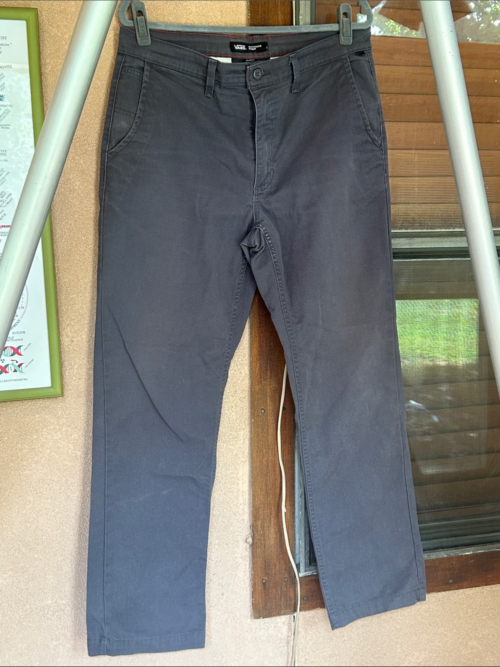 Vans Men's Charcoal Gray Chino Pants - Picture 7 of 8
